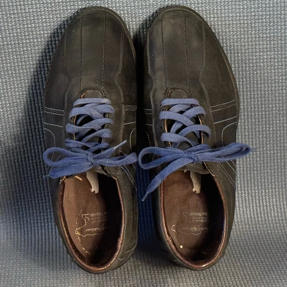 Allen Edmonds Jack Nicklaus Golf Shoes Black Leather Lace Up Men’s Size 9‎ 3E
